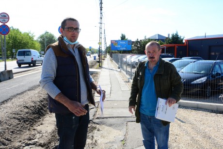 Út- és járdaépítések kezdődnek - pénteken is folytatódott a munkaterületek átadása